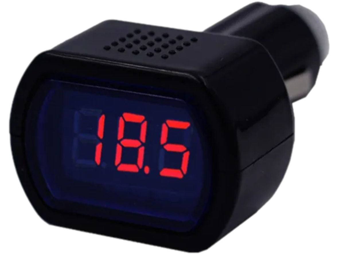 cigarette lighter battery monitor voltmeter Portable Digital Car Volt Voltmeter C6S9 24V When the engine is running (do not drive) Electric Cigarette Lighter, Car Voltage