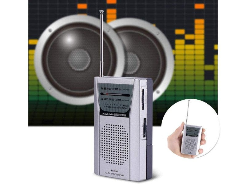 Portable AM FM Radio Receiver