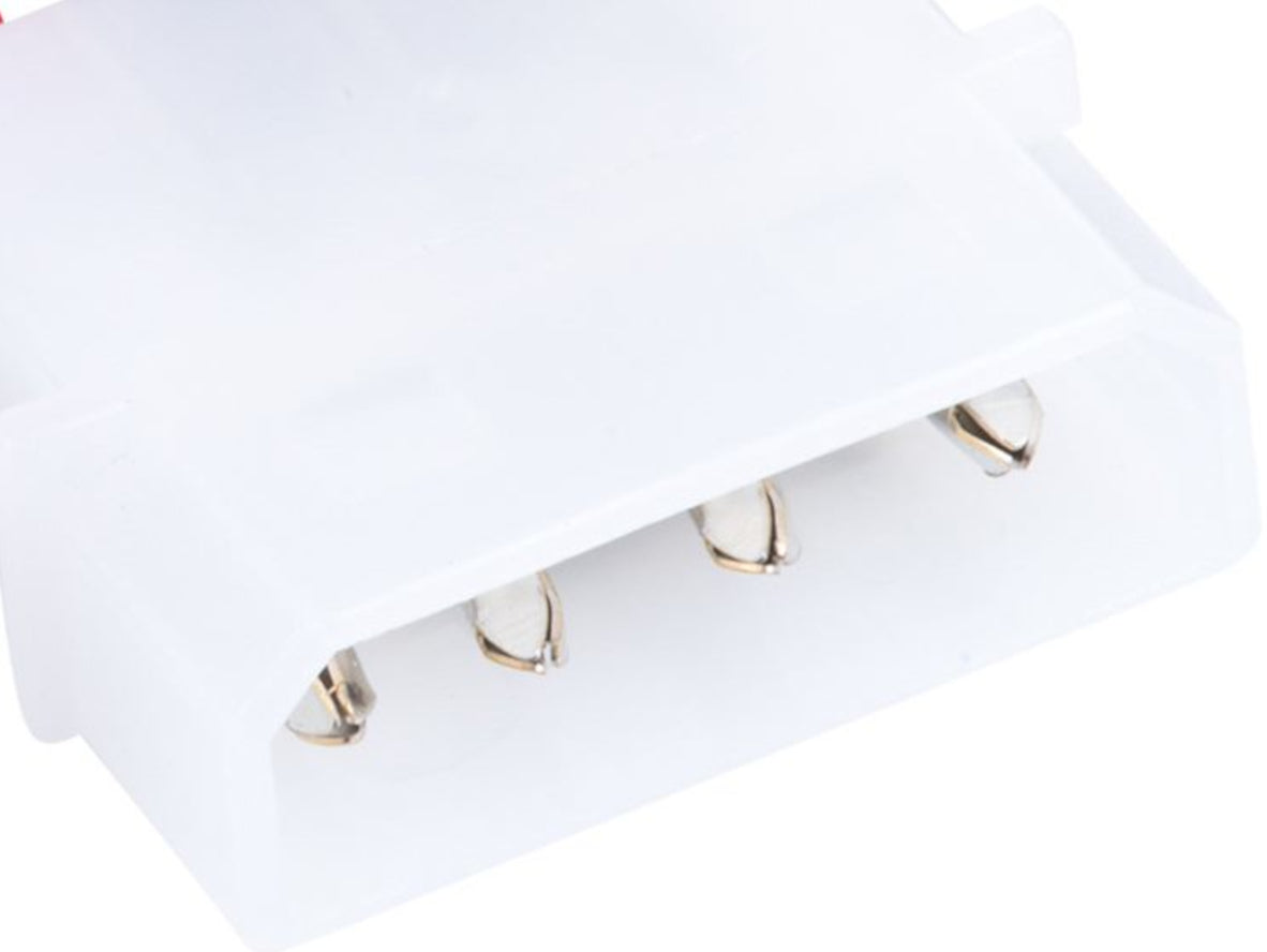 4-Pin Molex to 15-Pin SATA Power Adapter Cable