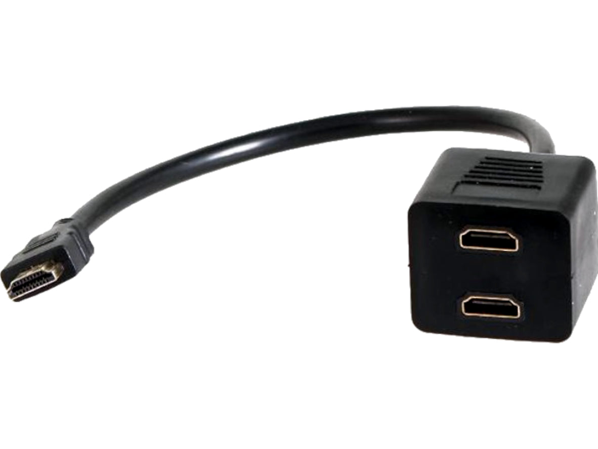 HDMI Splitter 2 Way 1 In 2 Out Y Adapter Cable