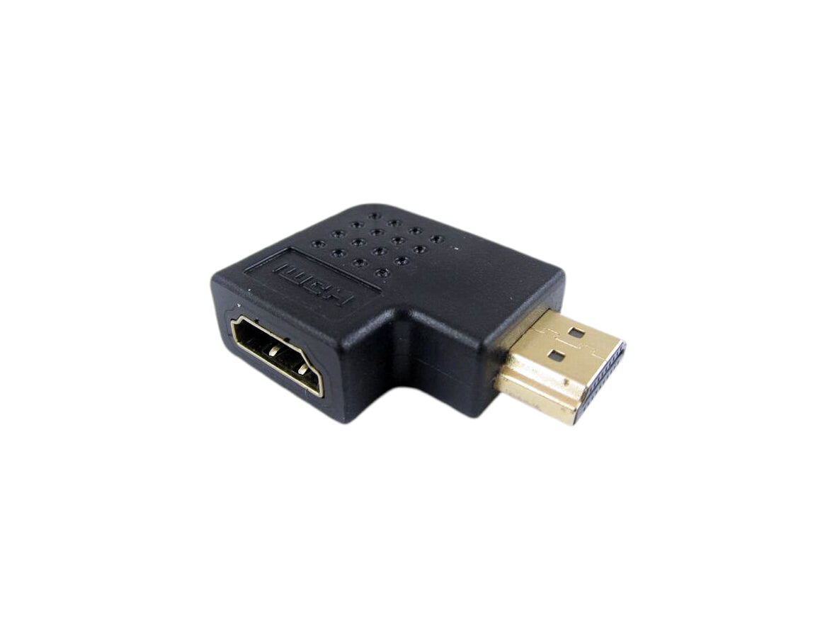 Right Angle R/A 90° Degree LEFT HDMI Male to Female RA Elbow