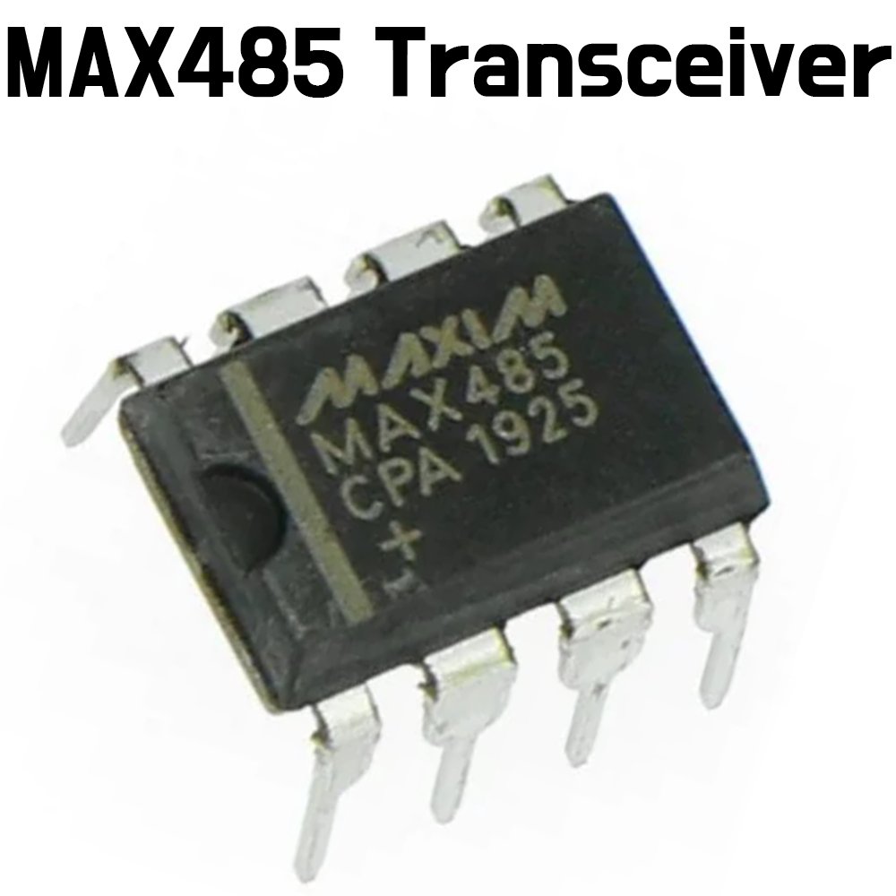MAX485 RS-485 Transceiver IC DIP-8 | 5V Half Duplex