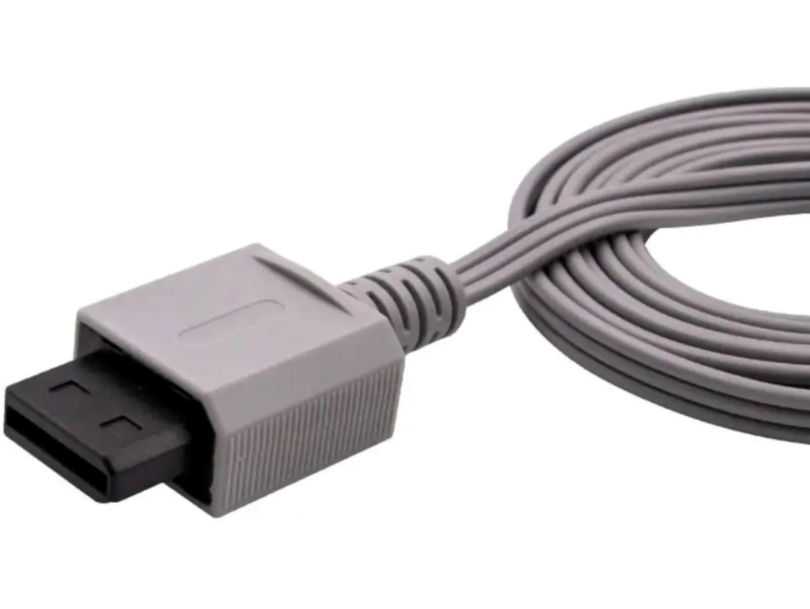 Nintendo Wii to 3x RCA AV Stereo Audio Video TV cable cord lead