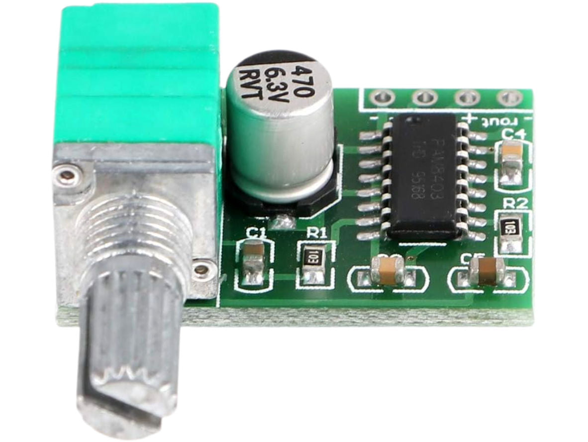 PAM8403 3W Stereo Audio Amplifier with Volume Control DIY PCB