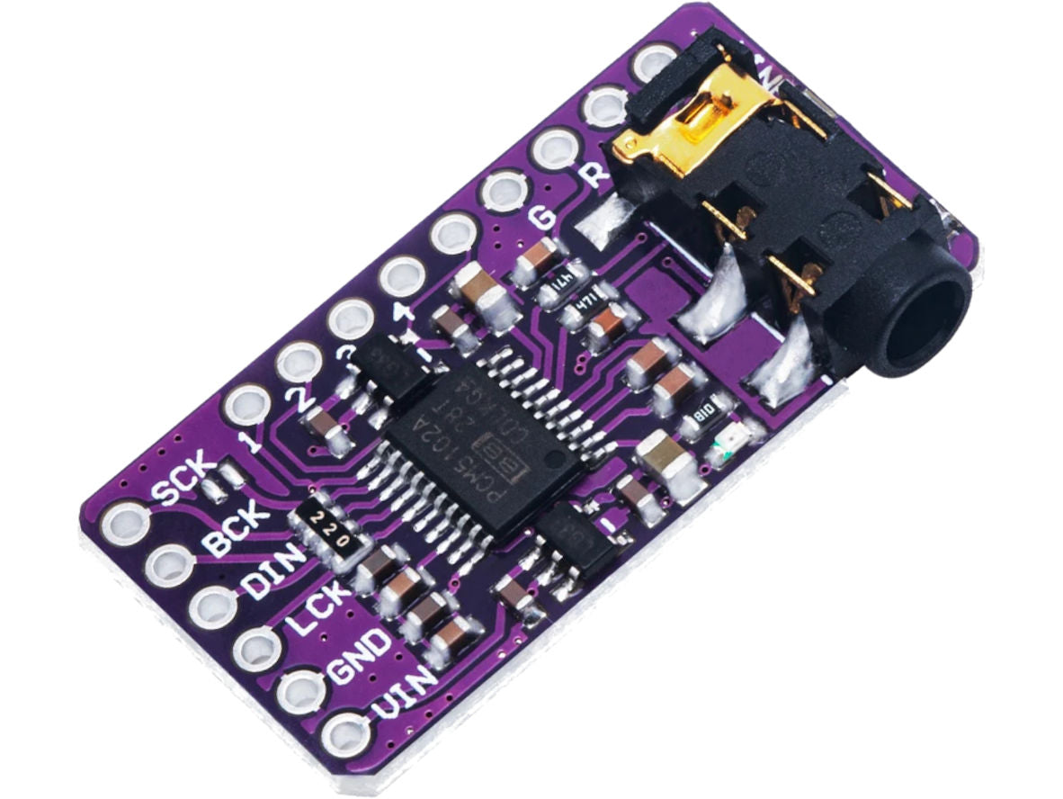 PCM5102 Digital I²S Audio Decoder DAC PCB Module for DIY Electronics, Arduino, Raspberry Pi - NZ