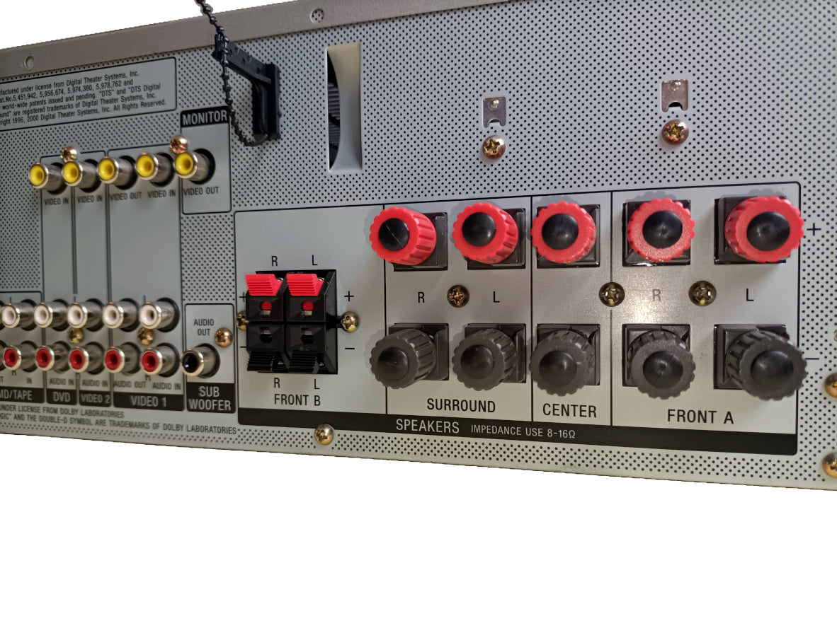 Sony STR-DE497 5.1 Channel AV Receiver with Remote – 80W per Channel, Dolby Digital/DTS, Multiple Inputs, AM/FM Tuner