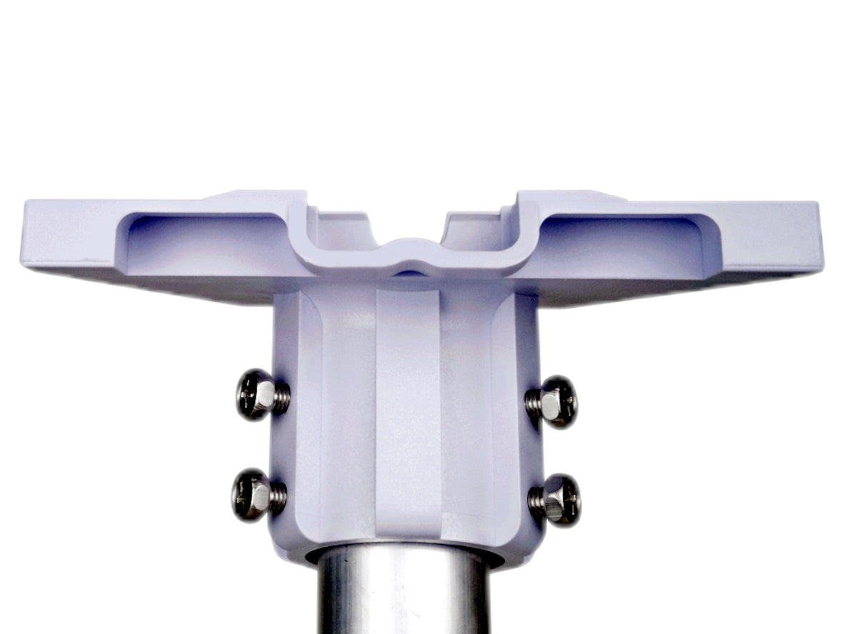 Starlink Roof Mount NZ – Gen 3 Dish 800mm Hot-Dip Galvanised Pole with Stays for Reliable Satellite Internet