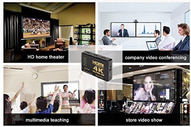 5 Port HDMI Switch with Wireless Remote Control - techexpress nz