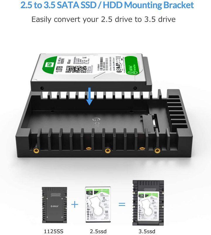 ORICO 2.5 SSD SATA to 3.5 Hard Drive Adapter - techexpress nz