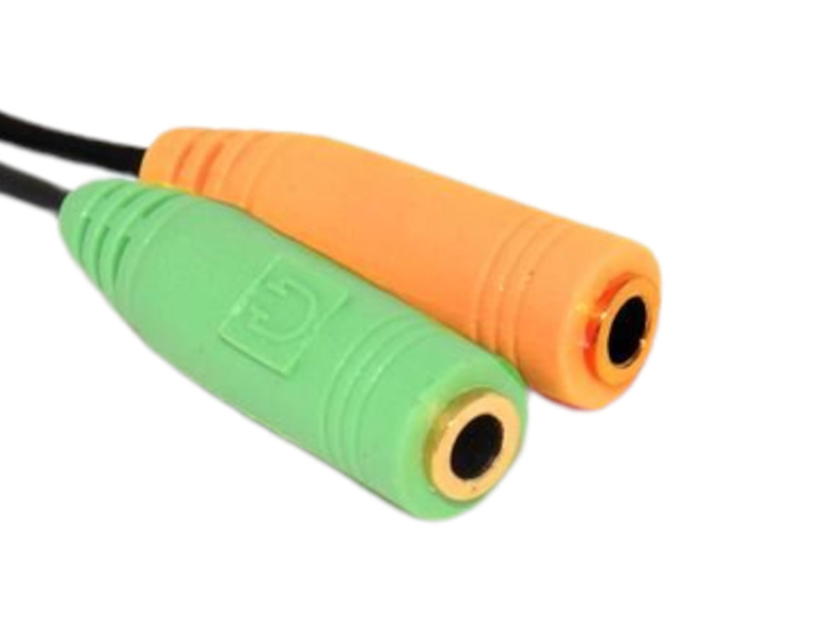 3.5mm Headphone Microphone Splitter Adapter Cable