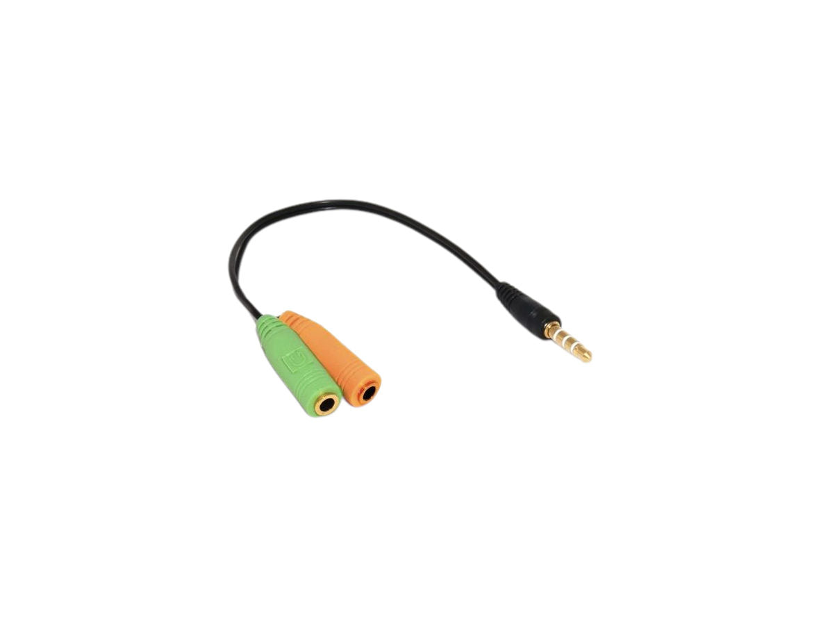 3.5mm Headphone Microphone Splitter Adapter Cable