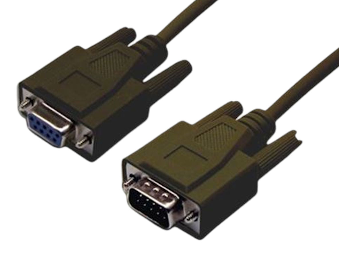 3 Meter 9 Pin DB9 D9 Male to Female Serial Extension Cable cord 3M