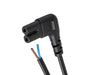 5 Meter 2.5A 240V 90° Right Angle IEC 320 C7 Figure 8 to Free End Power Cord