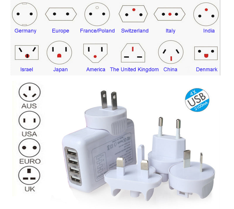 USB Charger Travel Adapter