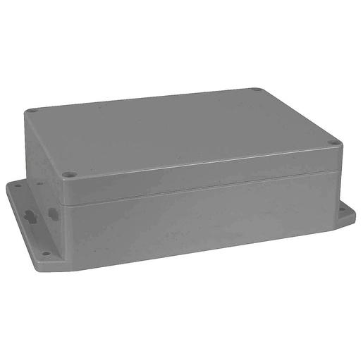 Dark Grey Enclosure with Mounting Flange - 171(W) x 121(D) x 55(H)mm - techexpress nz