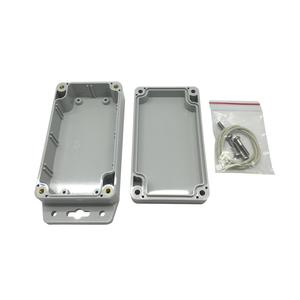 IP65 Sealed Polycarbonate Enclosures - Light Grey with Mounting Flange - 115(W) x 65(D) x 40(H)mm - techexpress nz