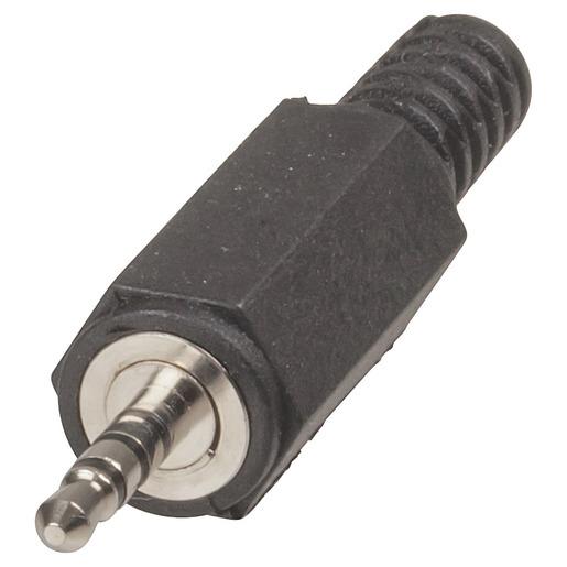 2.5mm 4 contact Miniature Plug - Black - techexpress nz
