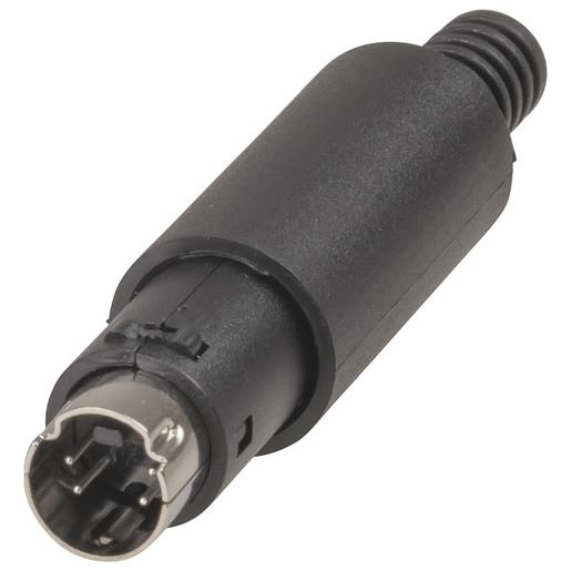 4 Pin MINI DIN / S-VHS Plug - techexpress nz
