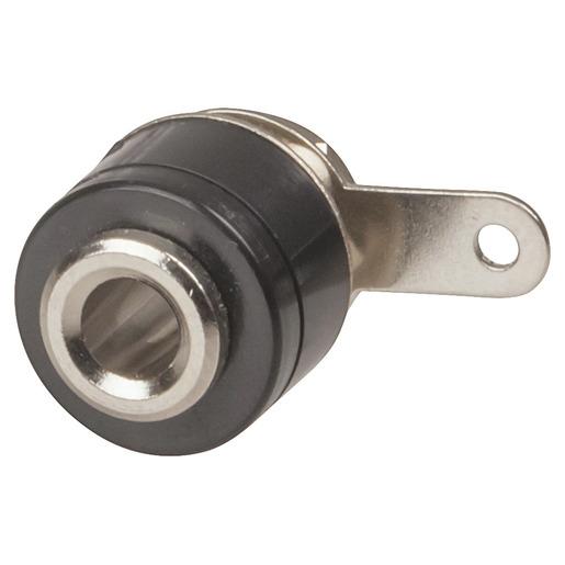 Black 4mm Panel Mount / Chassis Socket - techexpress nz
