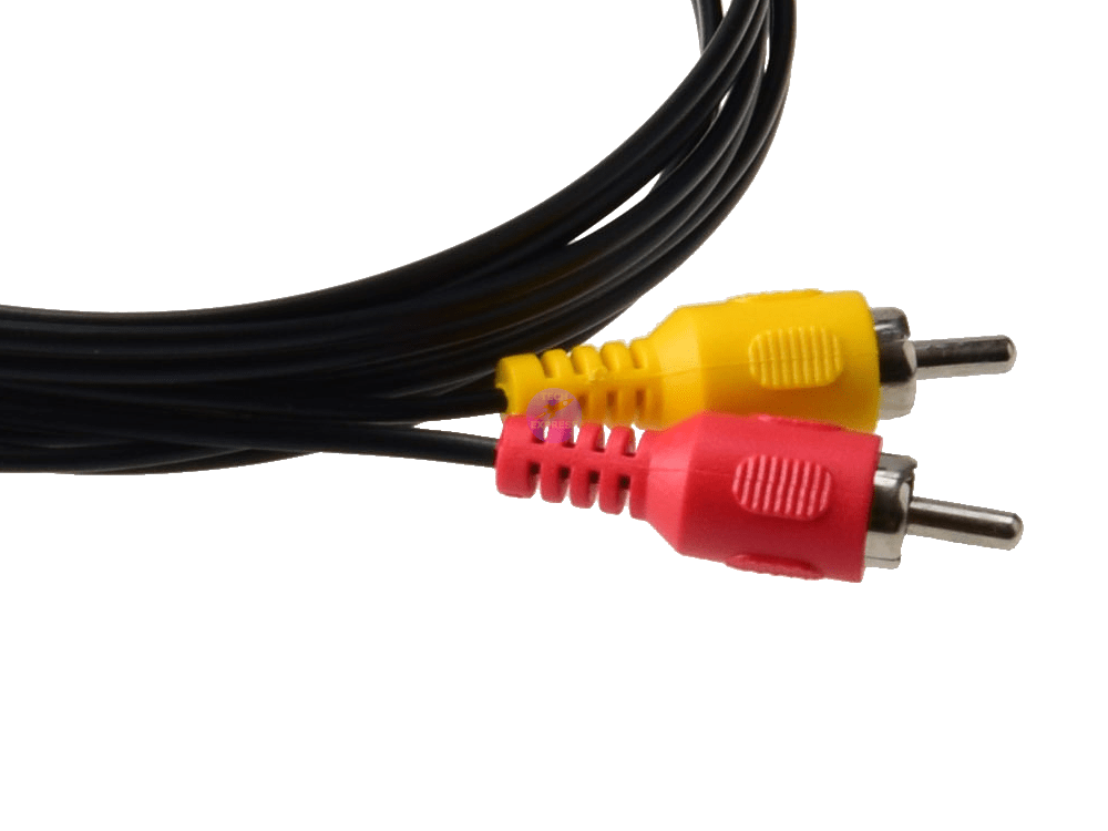 1.8 Meter 2x Male RCA to 2x Male RCA AV Audio Video Cable 1.8M Cord Lead - techexpress nz