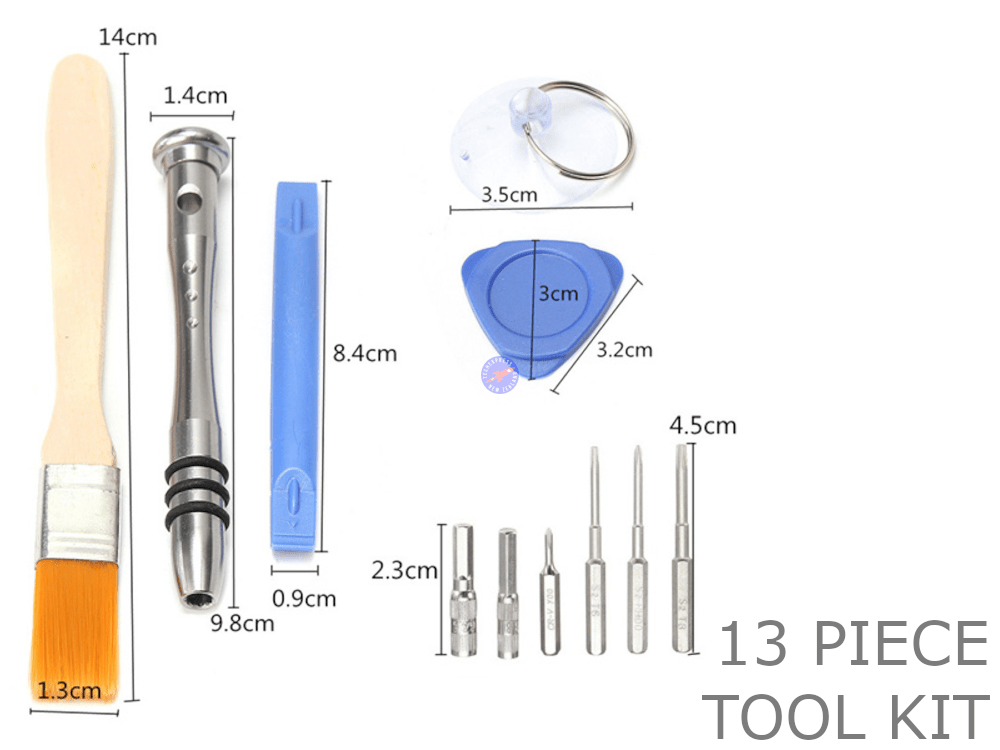 13 Piece Nintendo Switch & Nintendo Switch Lite Disassemble Repair Tool Kit Set - techexpress nz