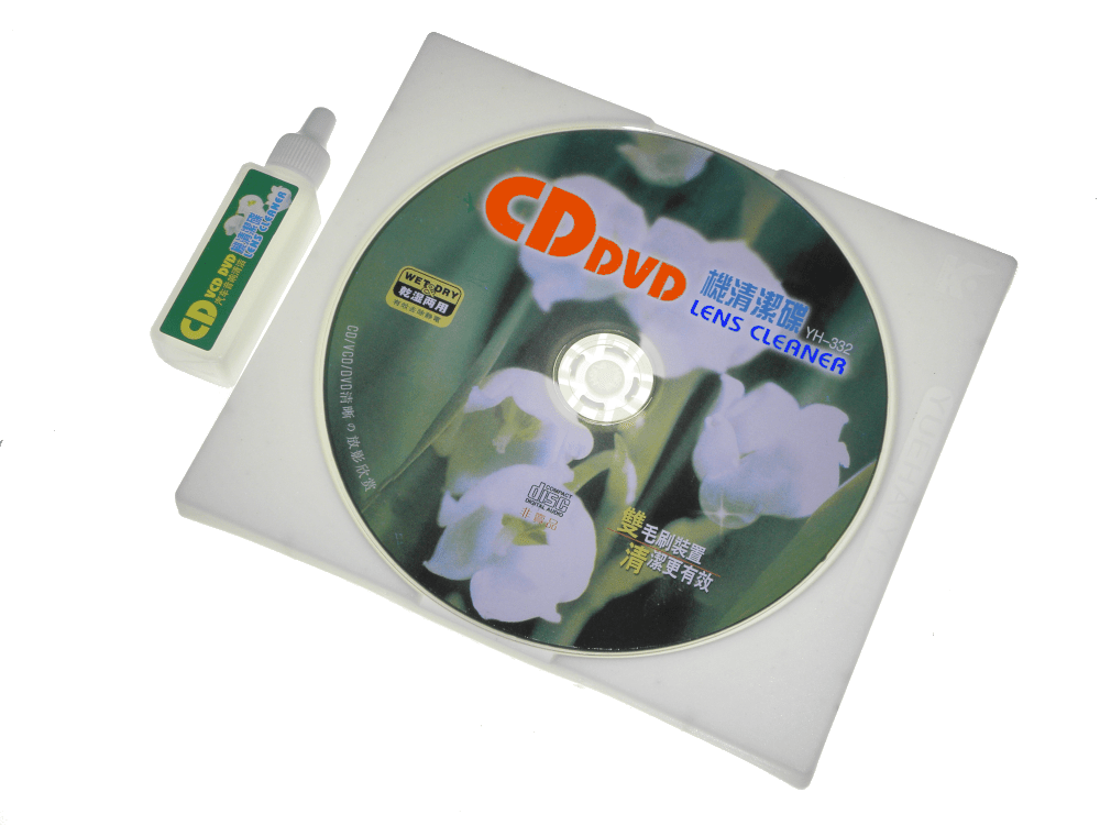 Optical CD DVD Compact Disk Drive Player Dry Cleaner Laser Lens Cleaning Kit - techexpress nz