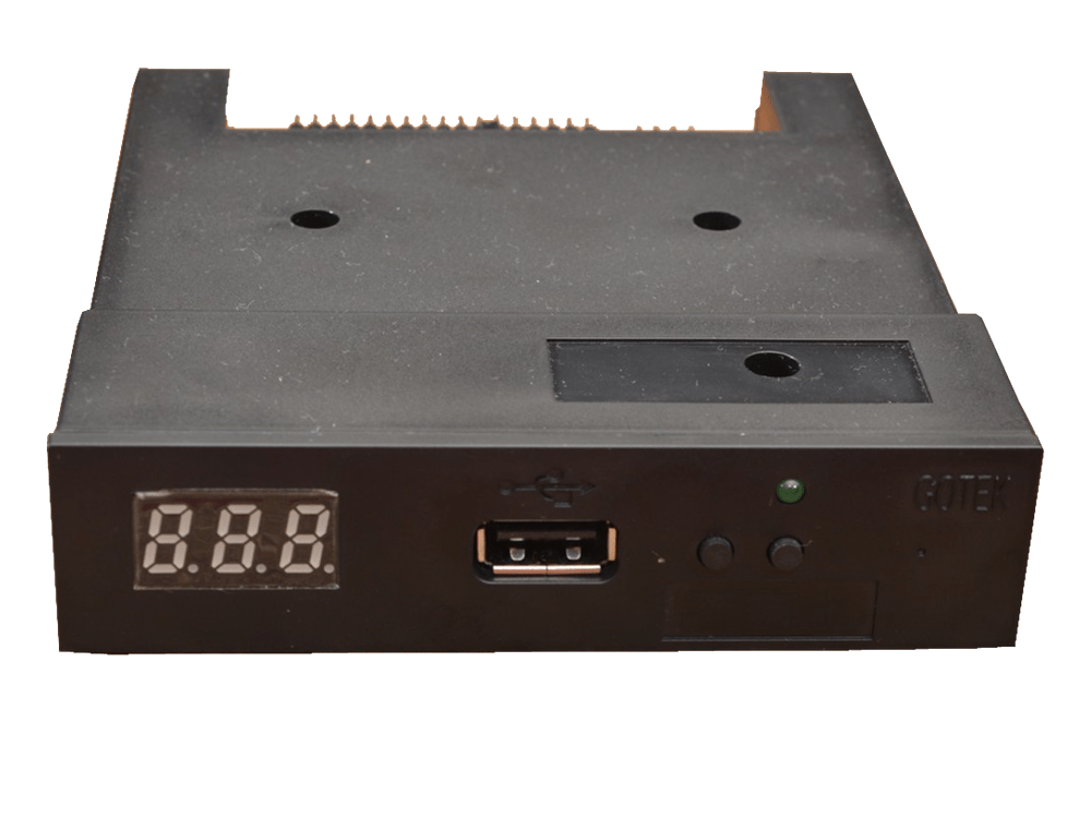 Black Gotek USB 1000x Virtual 1.44MB 3.5" Floppy Disk Drive emulator - techexpress nz
