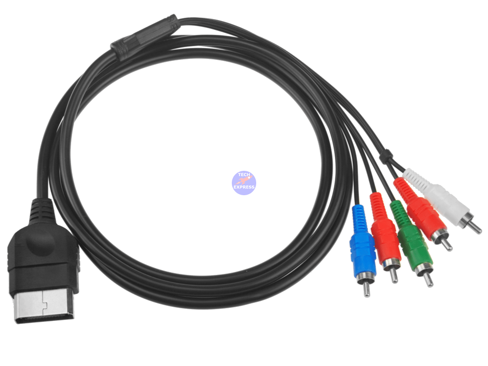 Classic Xbox RGB component AV video game console cable cord lead - techexpress nz