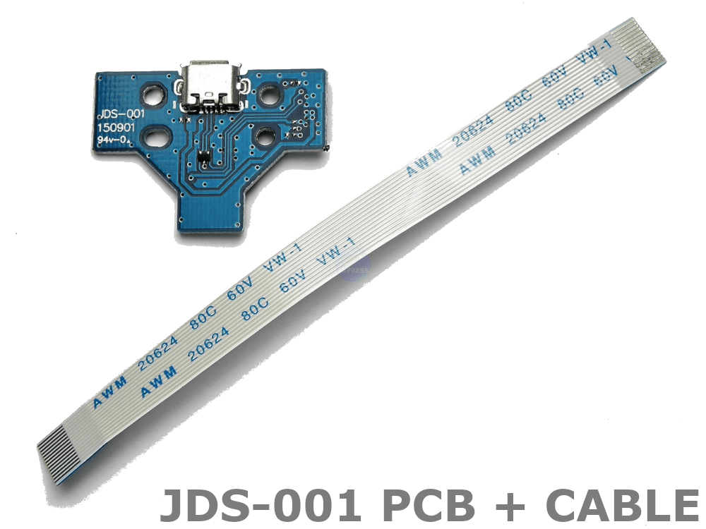 JDS-001 USB Charge Port Connector board for PS4 controller with 14 Pin Cable - techexpress nz