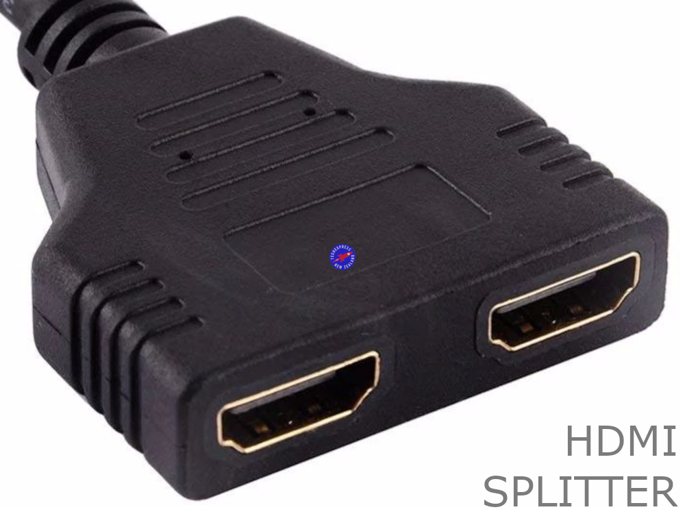 HDMI Splitter 2 Way 1 In 2 Out Y Adapter Cable - techexpress nz