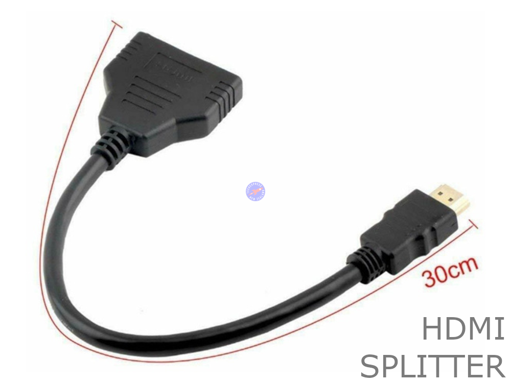 HDMI Splitter 2 Way 1 In 2 Out Y Adapter Cable - techexpress nz