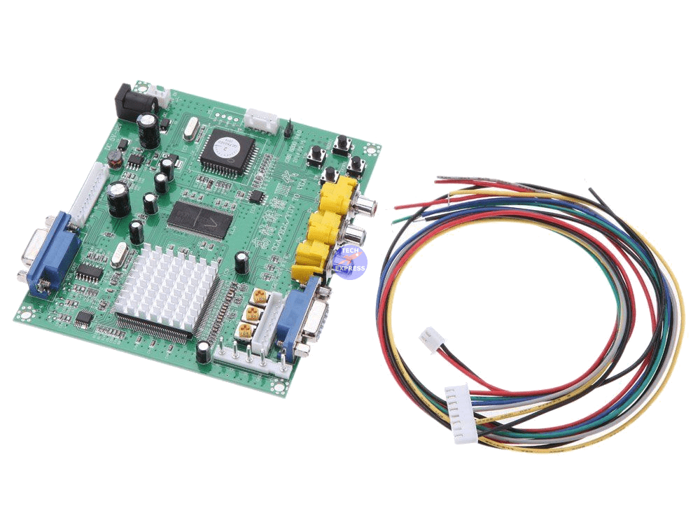Scheda Convertitore Video RGB CGA EGA YUV A VGA – Scansione Auto 15-31kHz, Per CRT E Proiettori