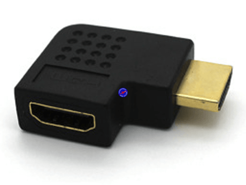 Right Angle R/A 90° 90 Degree Elbow RIGHT HDMI Male to Female - techexpress nz