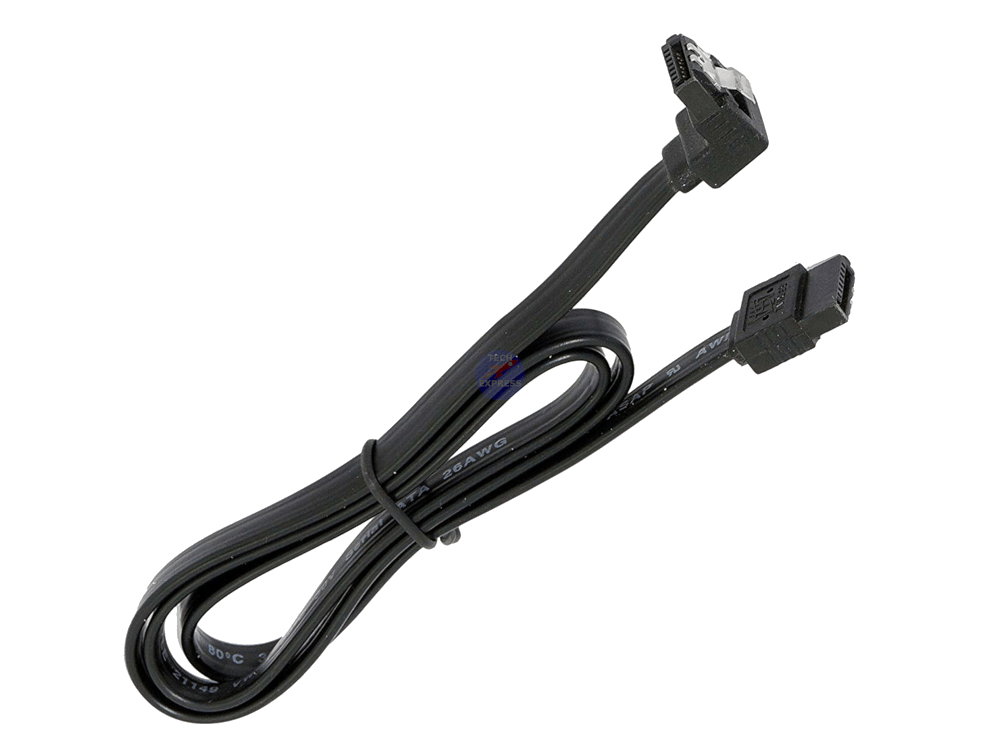 SATA 3 HDD Hard Disk Drive Cable Cord HIGH SPEED 6Gbs Black 50cm lead - techexpress nz