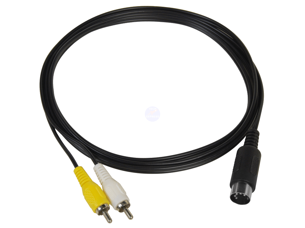 Sega Mega Drive 1 Megadrive 1 Master System 1 AV Audio Video cable cord lead - techexpress nz