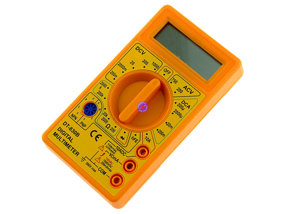 Digital Electronic LCD Multimeter Tester Tool & Meter Test Leads - techexpress nz