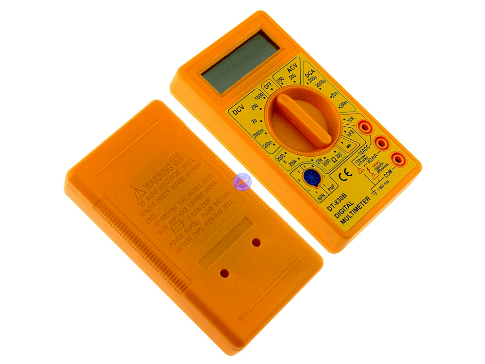Digital Electronic LCD Multimeter Tester Tool & Meter Test Leads - techexpress nz