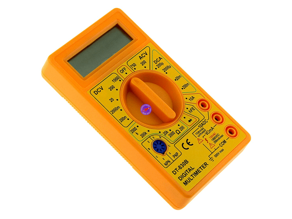 Digital Electronic LCD Multimeter Tester Tool & Meter Test Leads - techexpress nz