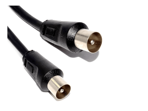 2 Meter Pal RF Male to Male plug TV video coaxial antenna cable cord 2M - techexpress nz