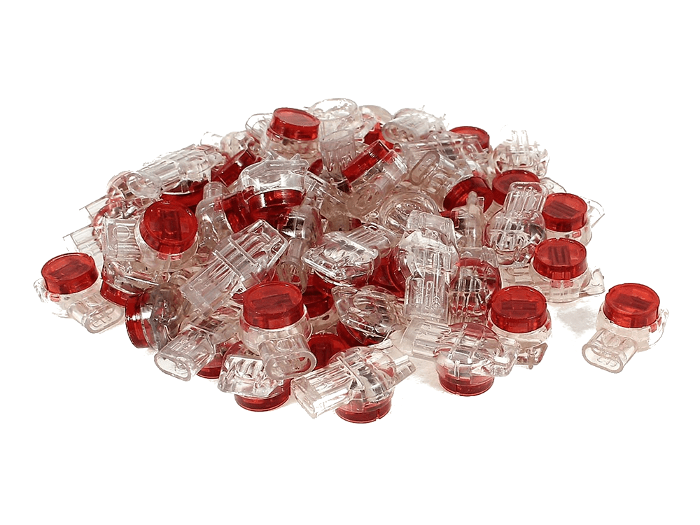 3 Wire Gel Filled Crimp Joiner Telephone Cable Butt Connector UR3 Bag of 100 - techexpress nz