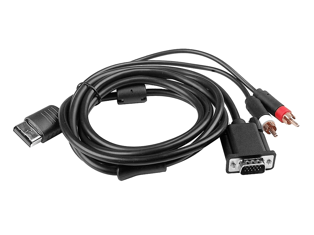Sega Dreamcast High Definition VGA Audio Video AV cable cord lead - techexpress nz