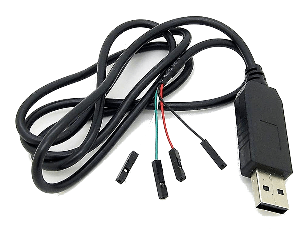 USB to Serial Cable TTL 4 Pin RS 232 UART Converter Adapter Programming Module - techexpress nz