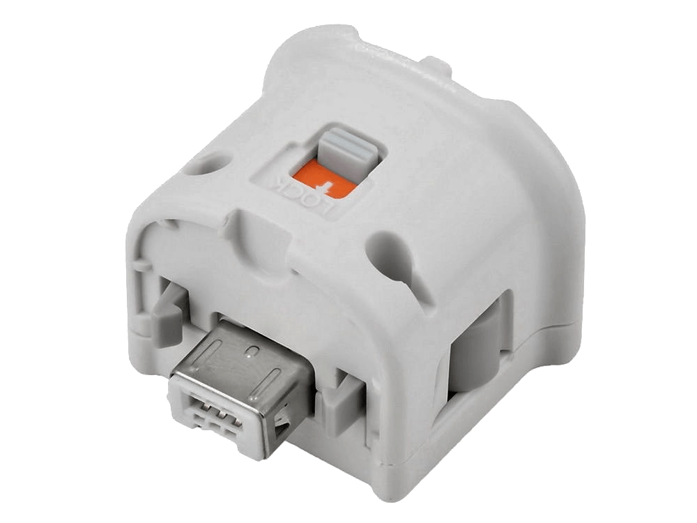 White Motion Plus Sensor Adapter for Nintendo Wii Remote Controller Motionplus - techexpress nz