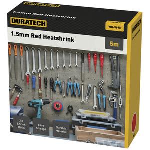 2:1 1.5mm Heatshrink Tubing 5m Red - techexpress nz