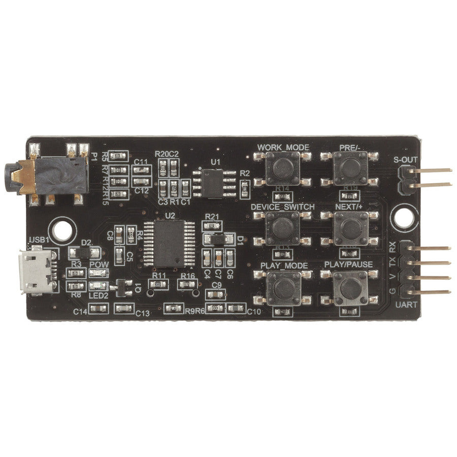 MP3 Audio Player Module with 6 push button switches for Arduino