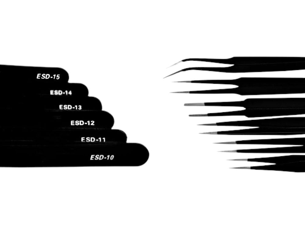ESD Tweezers 6 Piece Set