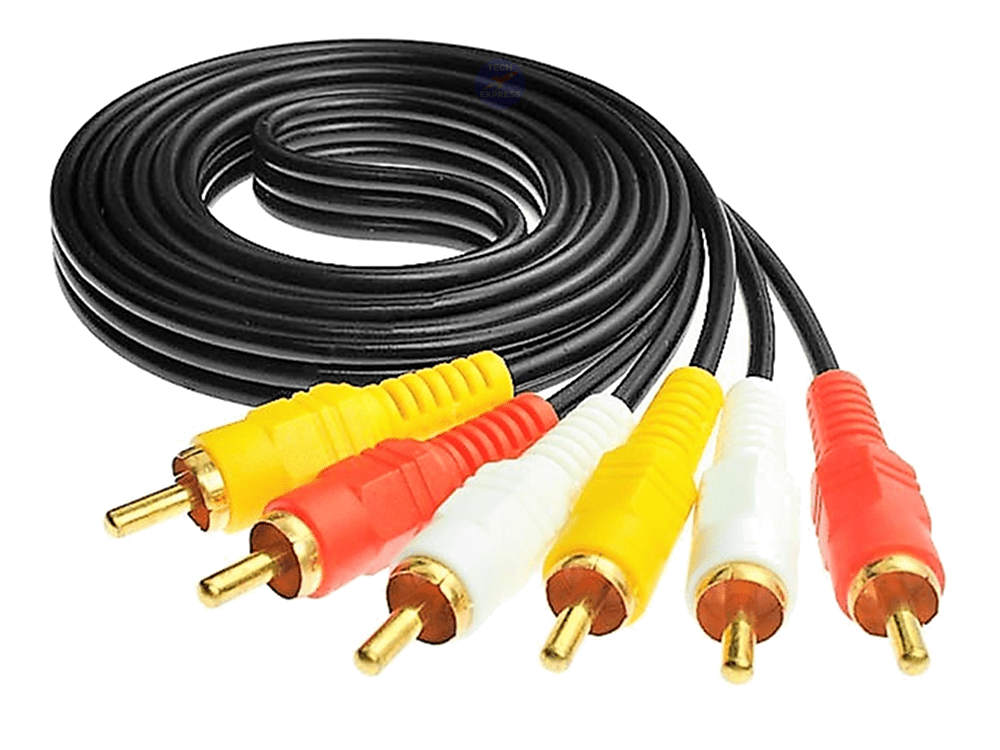 3x RCA to 3x RCA AV Cable – Techexpress NZ