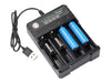 USB 4 Slot 18650 Rechargeable Battery Charger