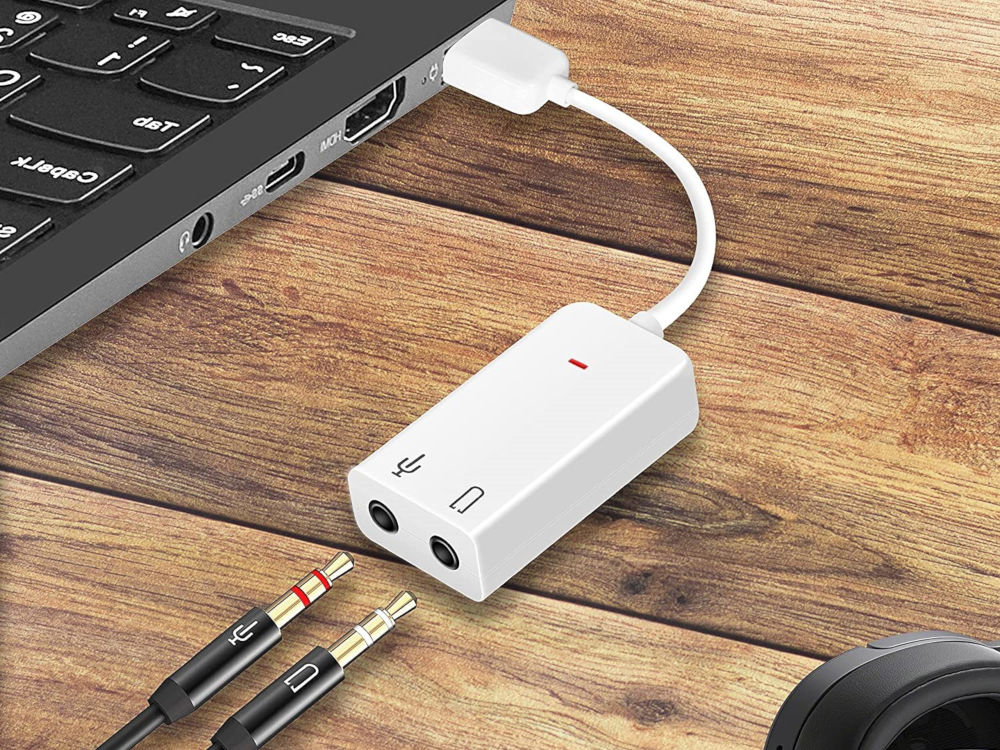 USB 2.0 to 3.5mm Audio Converter