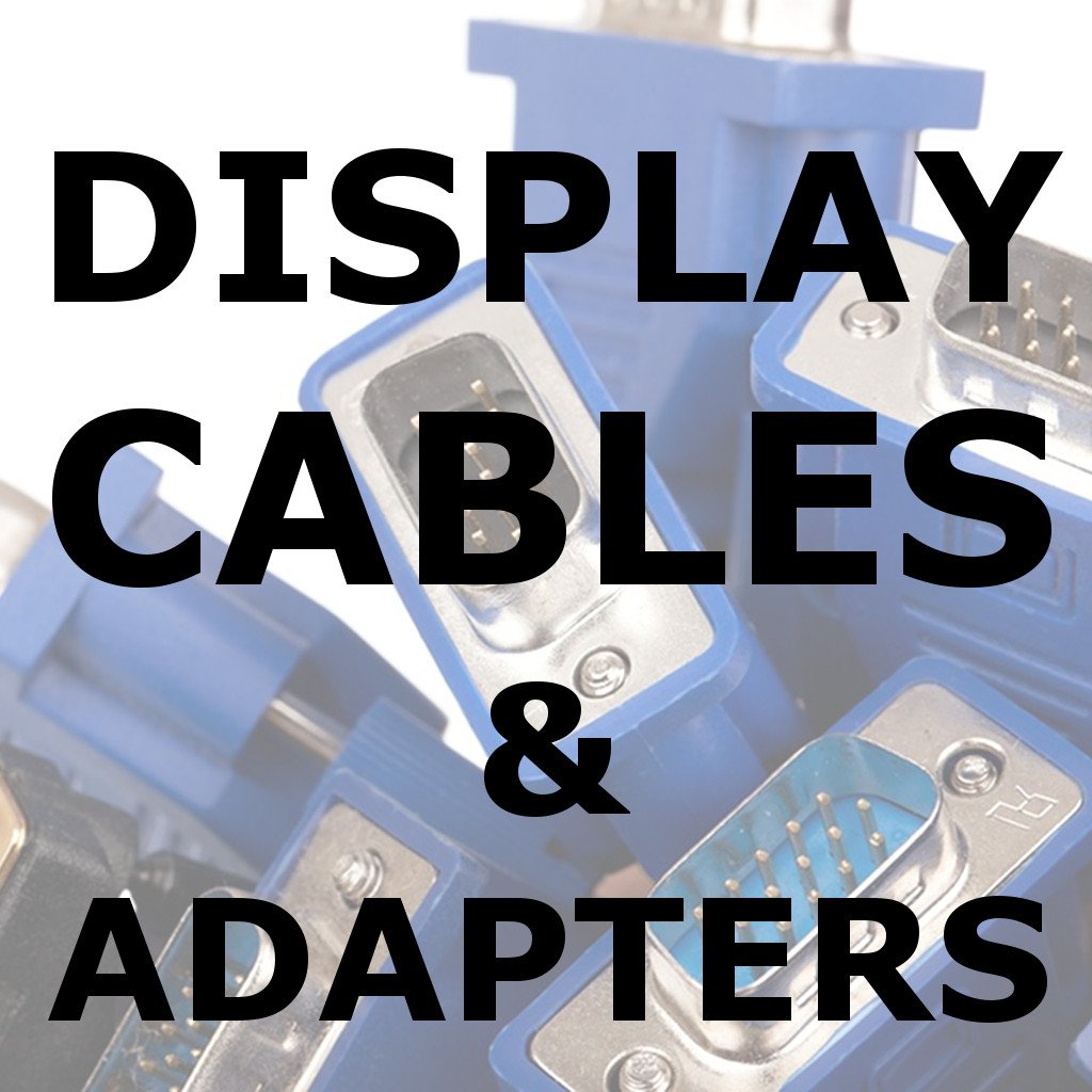 Display cables and adapters